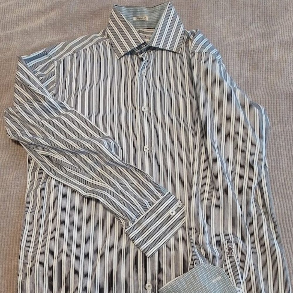 3/$15 Men's Bugatchi Long Sleeve Button Up Shirt